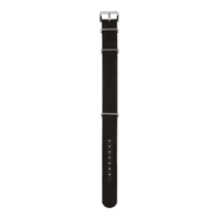 Black textile strap