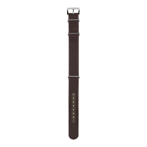 Correa textil marrón
