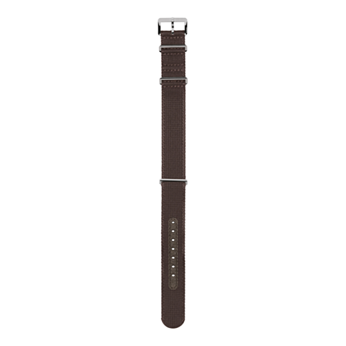 Brown textile strap
