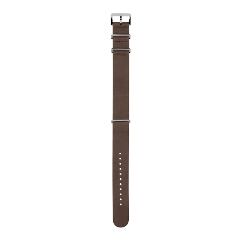 Brown leather strap