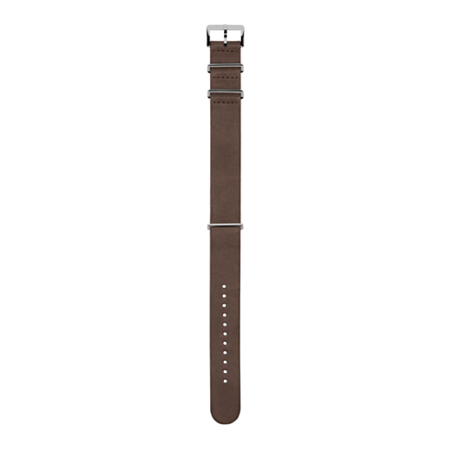 Brown leather strap