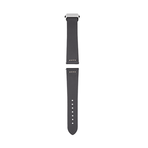 Grey leather strap