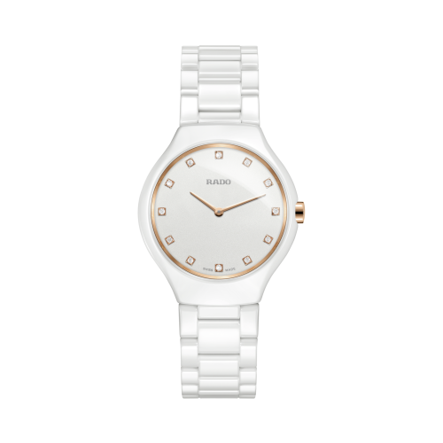 True Thinline Diamonds High tech ceramic Watch R27958909 Rado