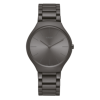 True Round Thinline Les Couleurs&trade; Le Corbusier Iron grey 32010