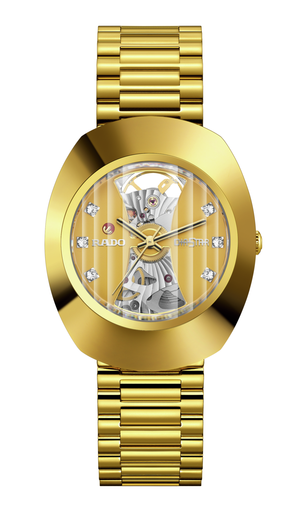 DiaStar Original Open Heart Unisex Stainless Steel Watch R12064263 Rado United States E shop