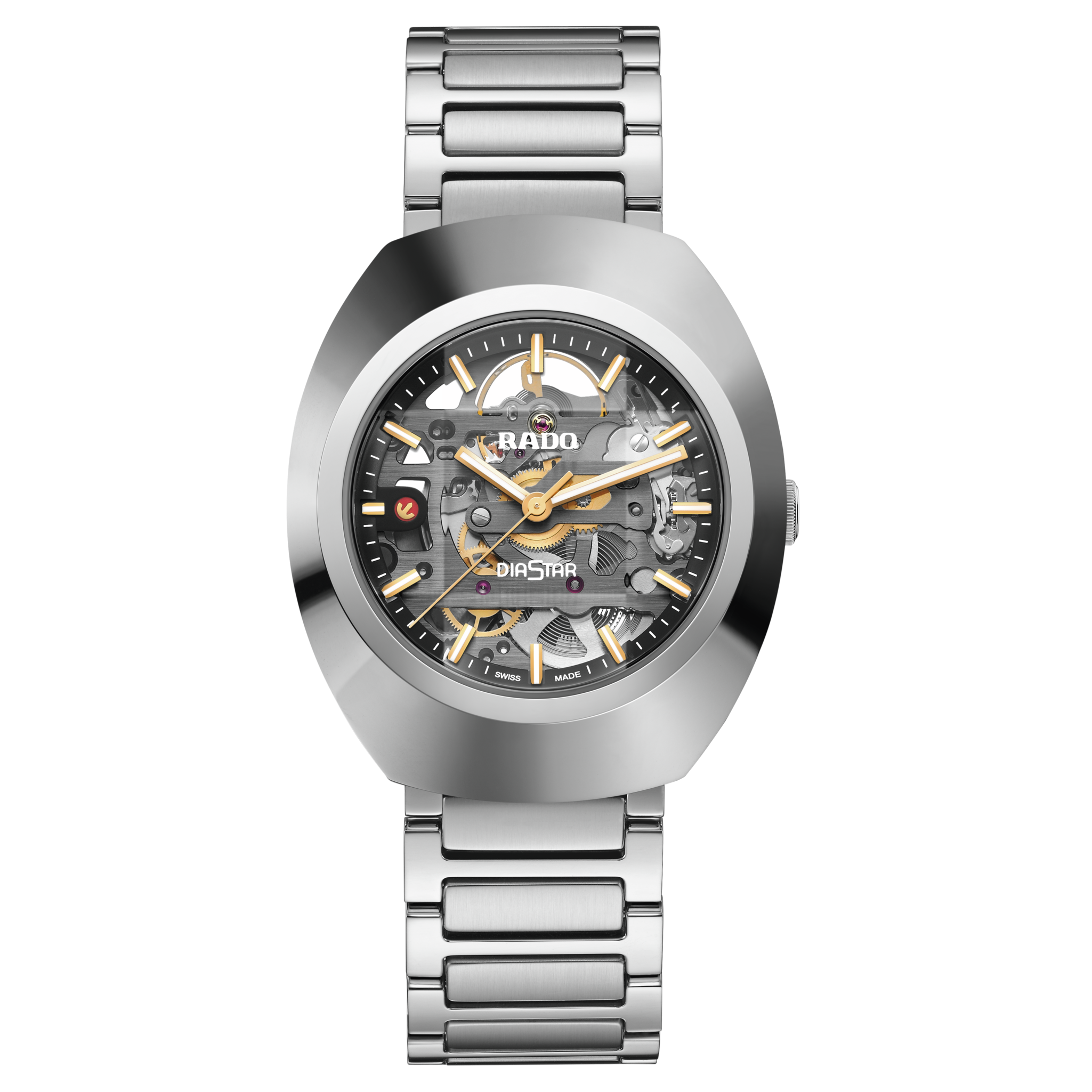 RADO DIASTAR メンズ 腕時計 DiaStar Original Automatic Skeleton Stainless Steel Watch