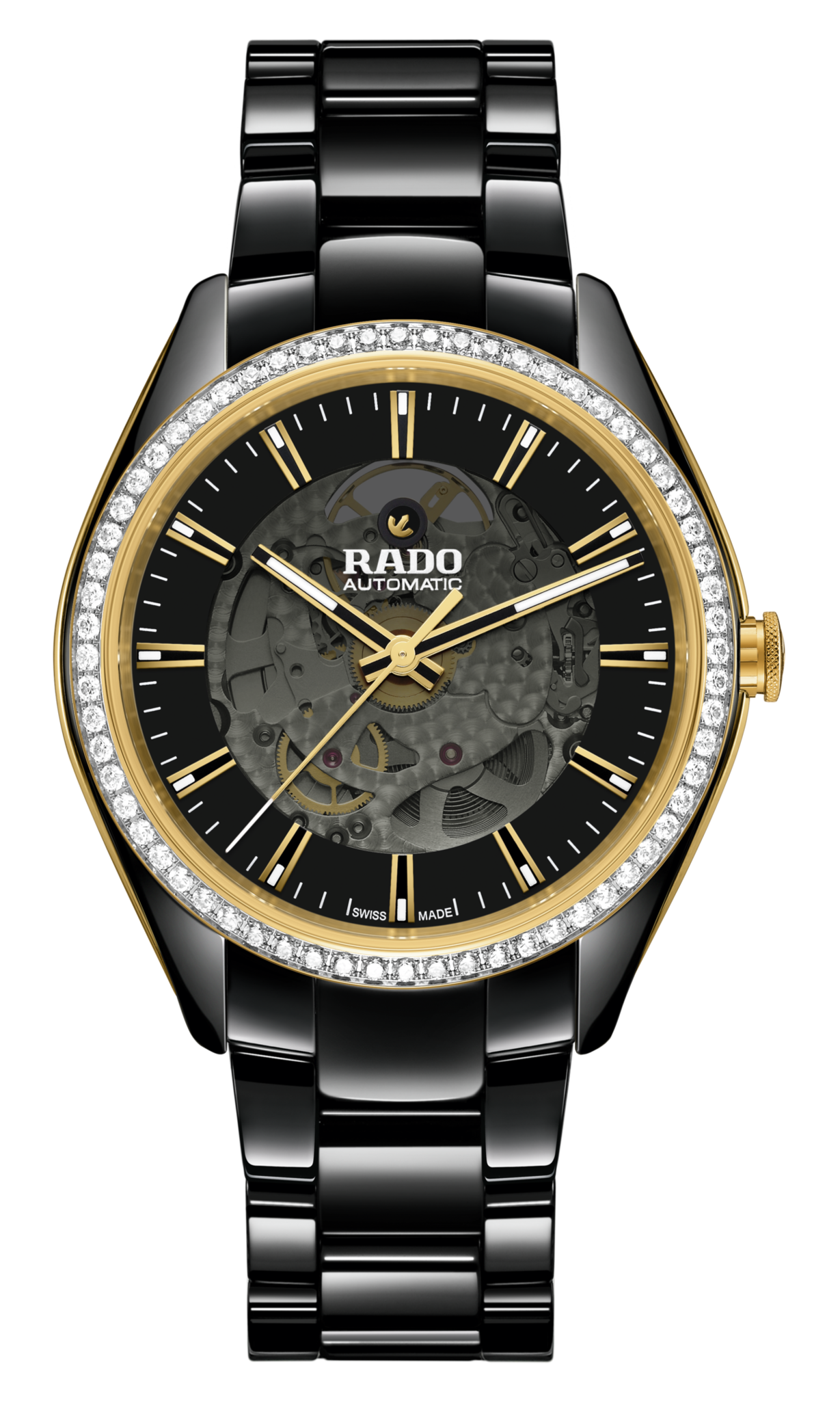 HyperChrome Automatic Diamonds Unisex High Tech Ceramic Watch R32157152 Rado Great Britain E shop