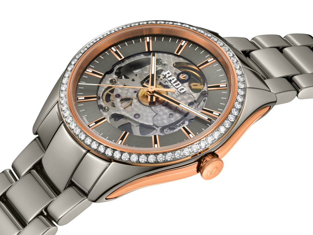 HyperChrome Automatic Diamonds Plasma High-Tech Ceramic Watch