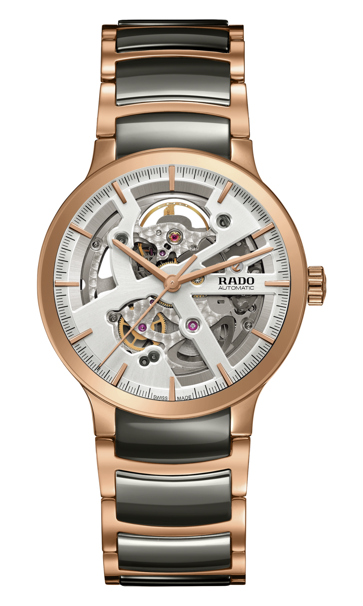 Centrix Automatic Open Heart Unisex Stainless steel / PVD Watch ...