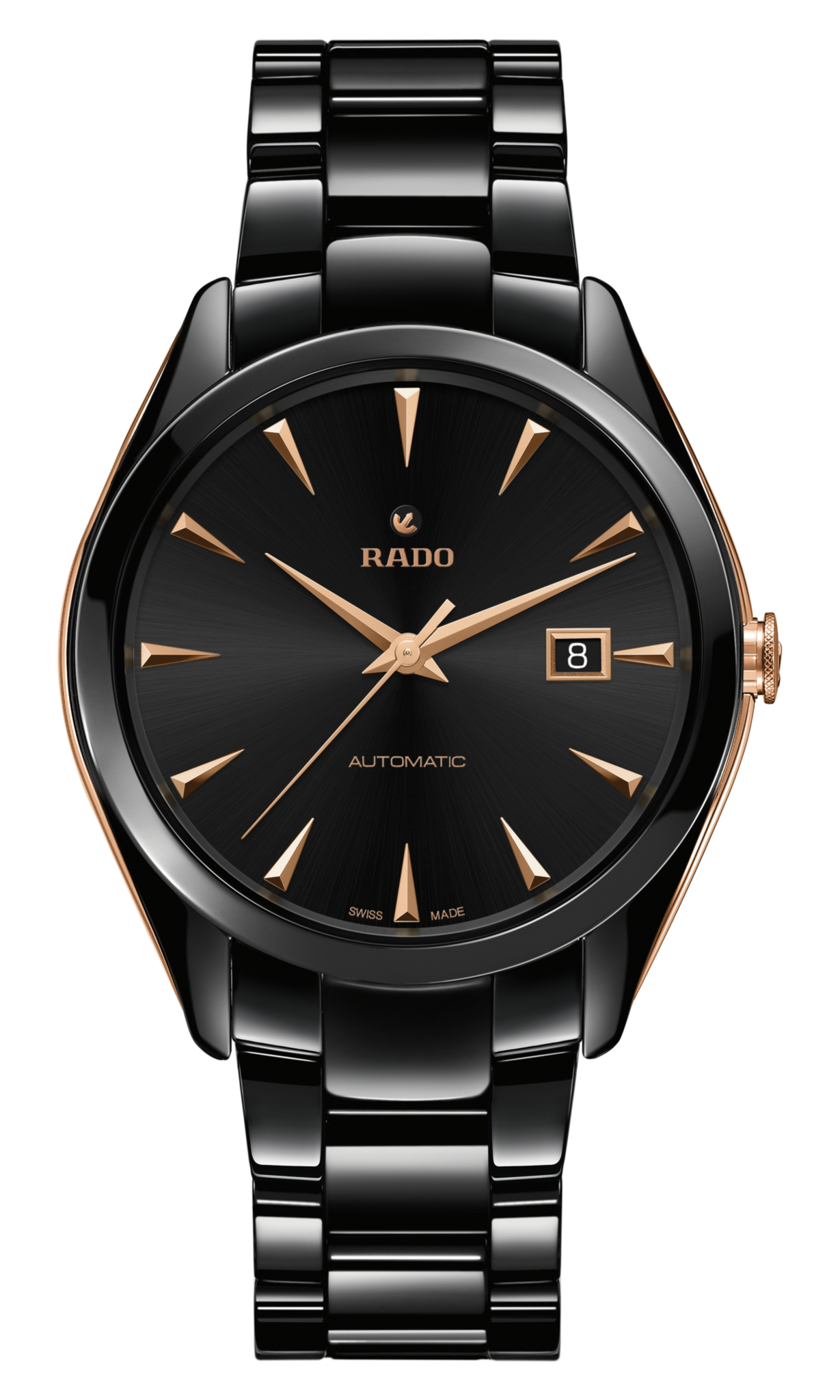 Rado hyperchrome black best sale gold