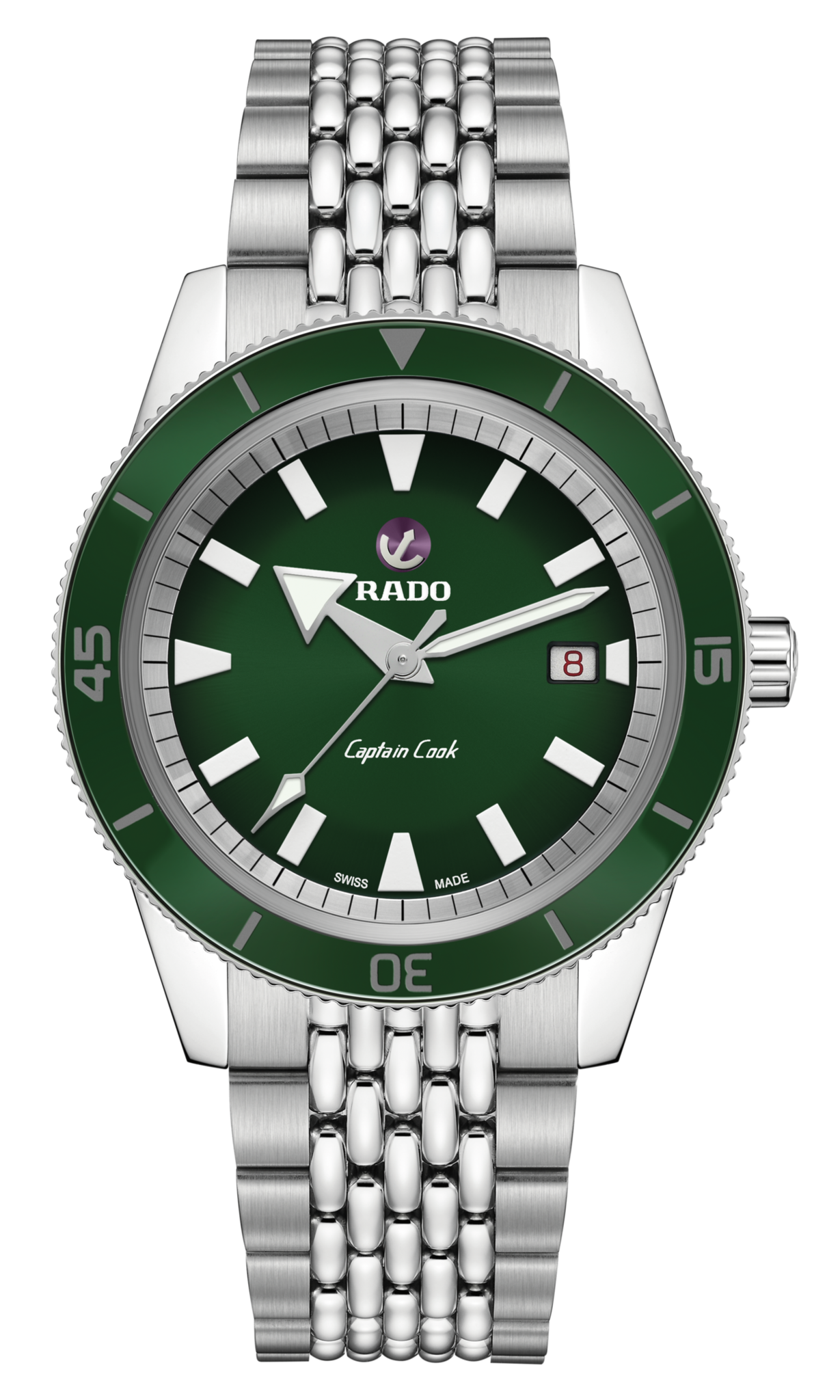 Captain Cook Automatic Stainless steel Watch R32505313 Rado