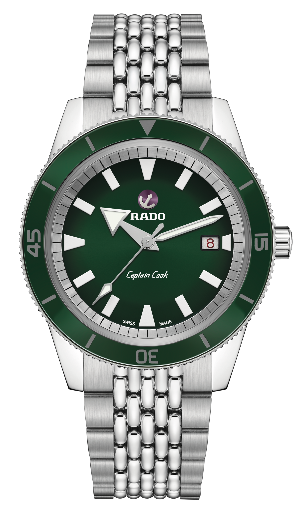 Green leather strap Bracelet R070913301 | Rado® United States E-shop Green leather strap Bracelet R070913301 | Rado® United States E-shop
