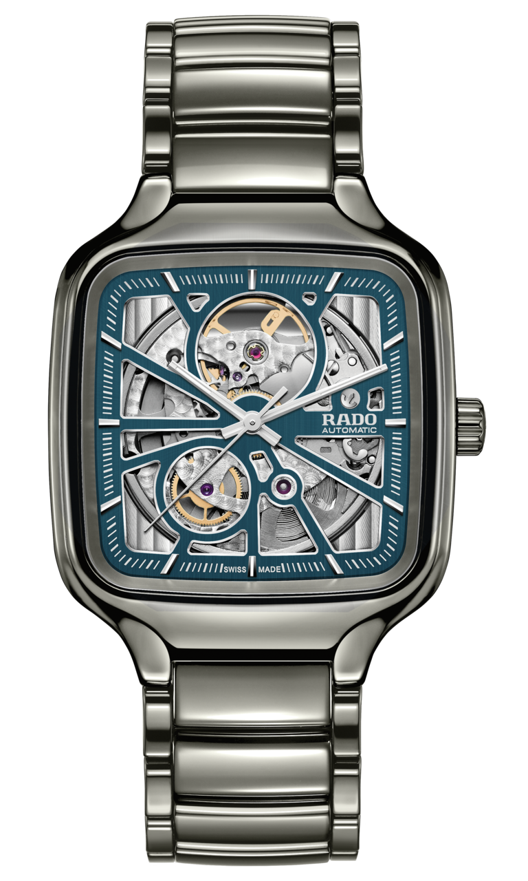 True Square Automatic Open Heart Unisexe céramique haute-technologie Plasma  Montre R27083202 | Rado® France E-shop