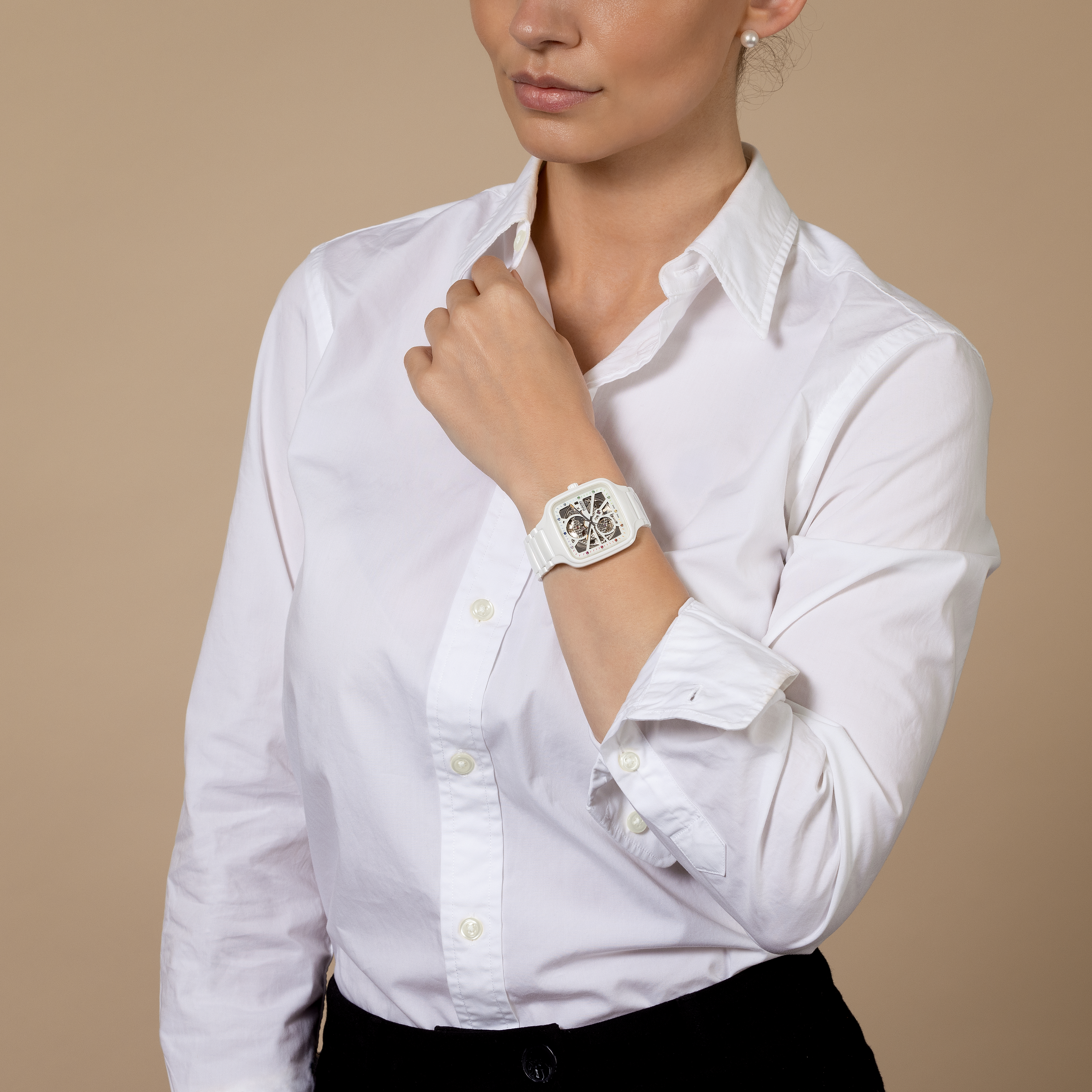 True Square Automatic Open Heart