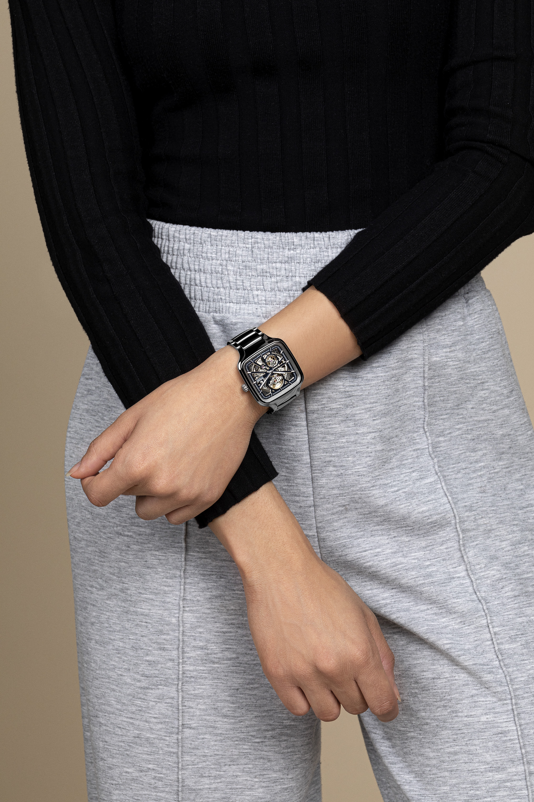 True Square Automatic Open Heart