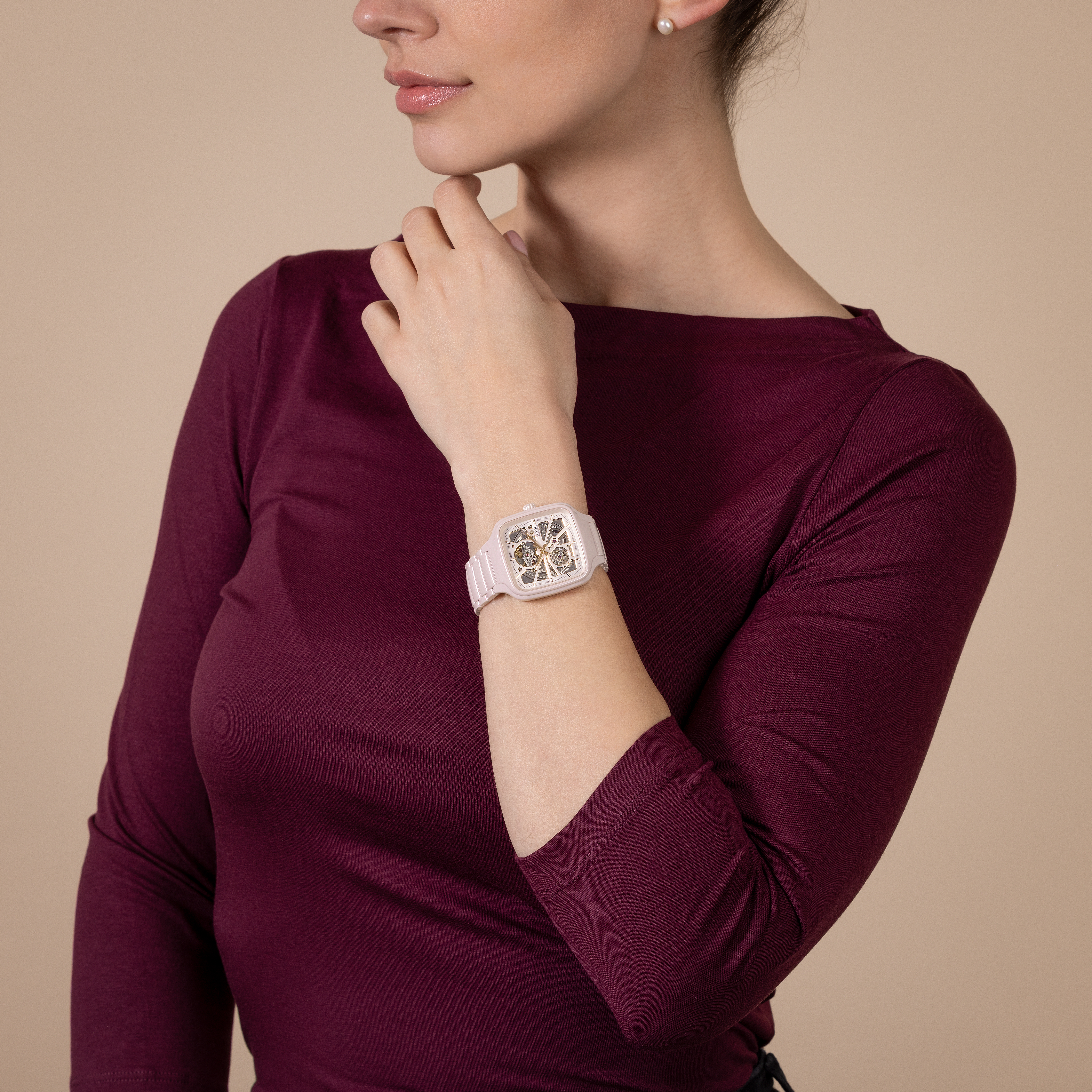 True Square Automatic Open Heart