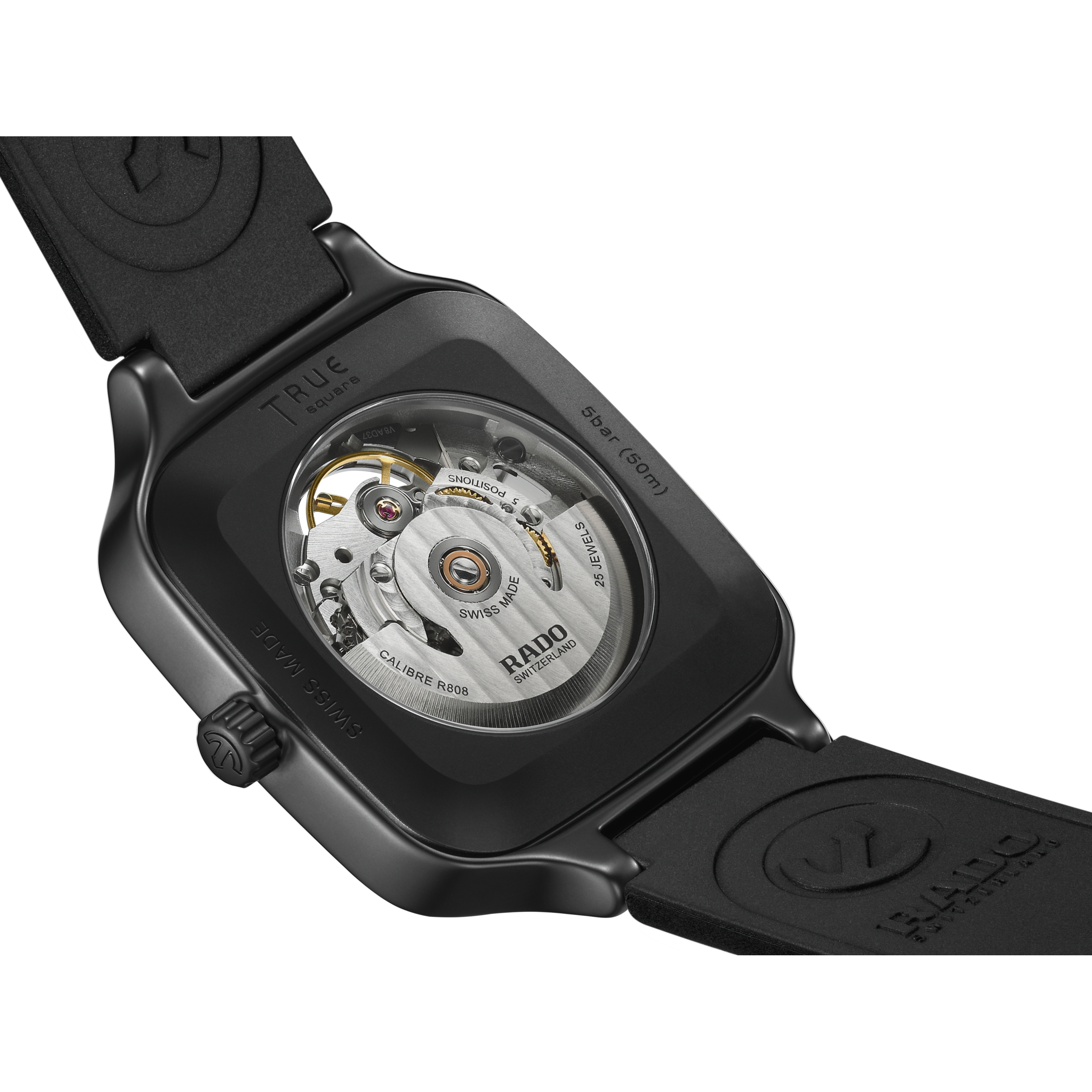 True Square Automatic Skeleton High-Tech Ceramic Watch R27197169