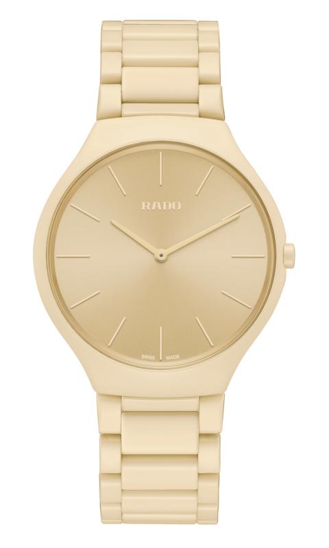 RADO True Round Thinline Les Couleurs™ Le Corbusier Cream white 32001 R27090602