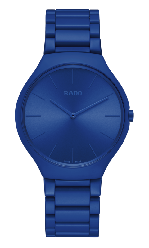RADO True Round Thinline Les Couleurs™ Le Corbusier Spectacular ultramarine 4320K R27092622