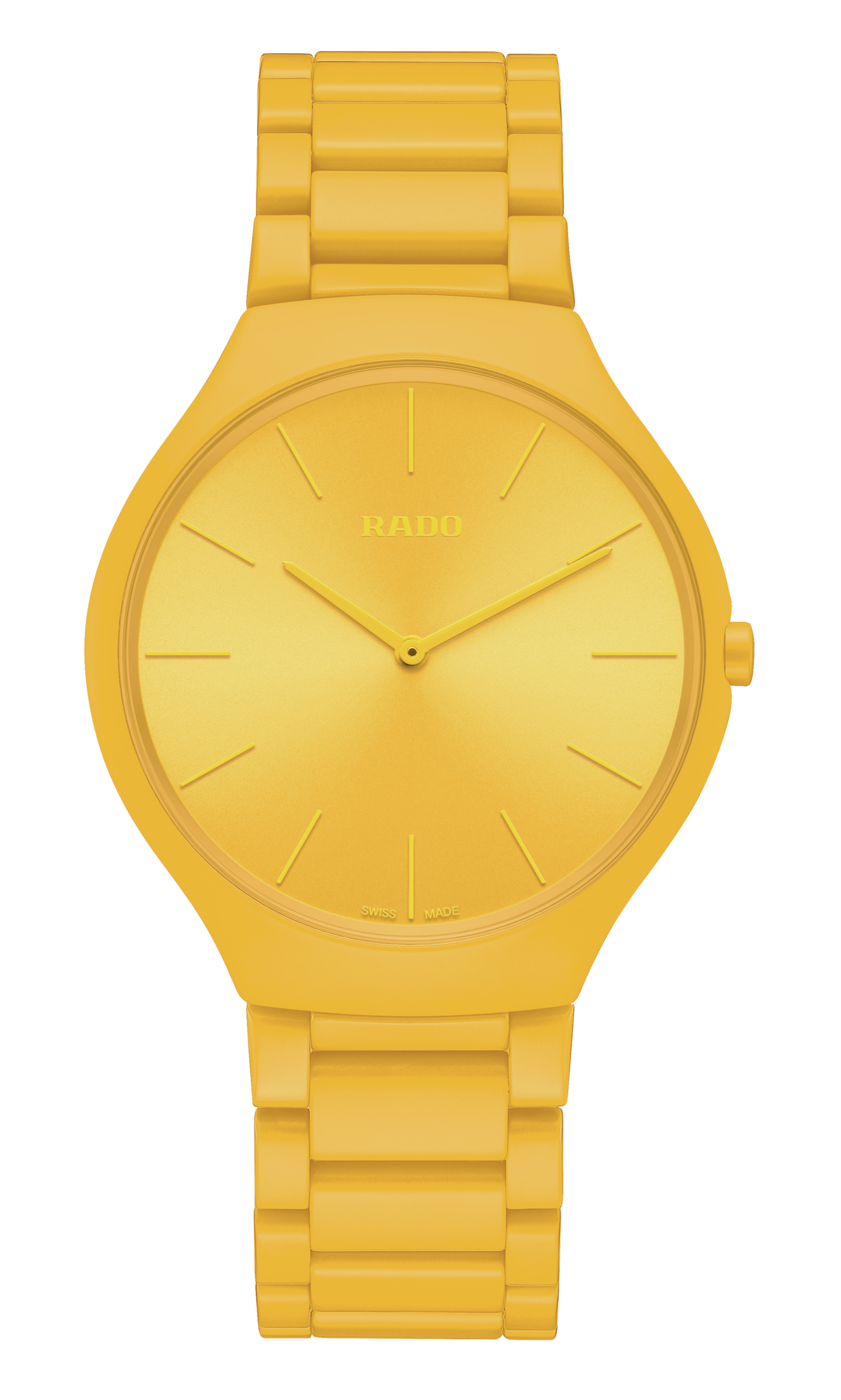 True Round Thinline Les Couleurs™ Le Corbusier Sunshine yellow 4320W