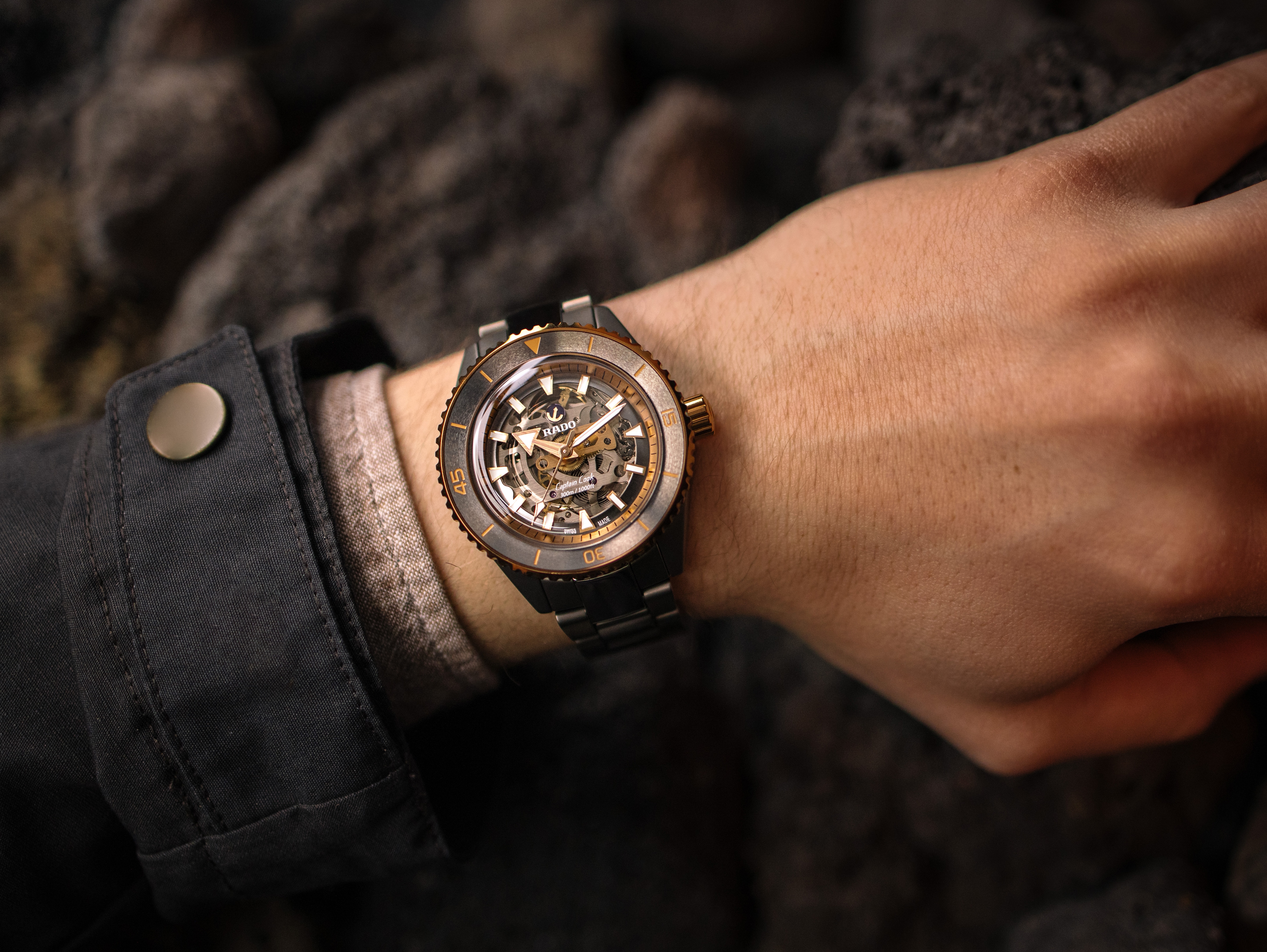 Captain Cook High-Tech Ceramic Skeleton プラズマハイテク