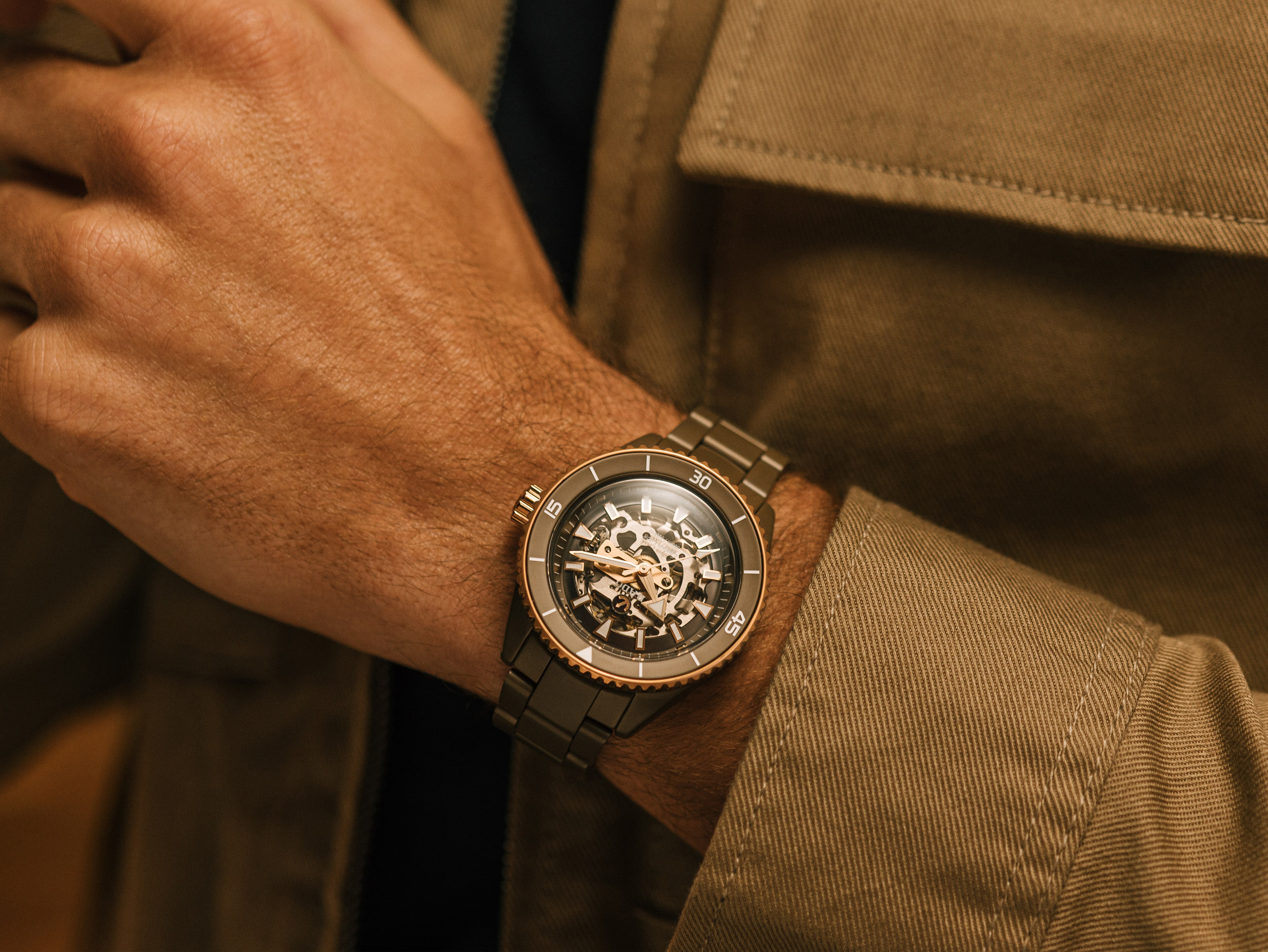 Captain Cook High-Tech Ceramic Skeleton Herren Hightech-Keramik