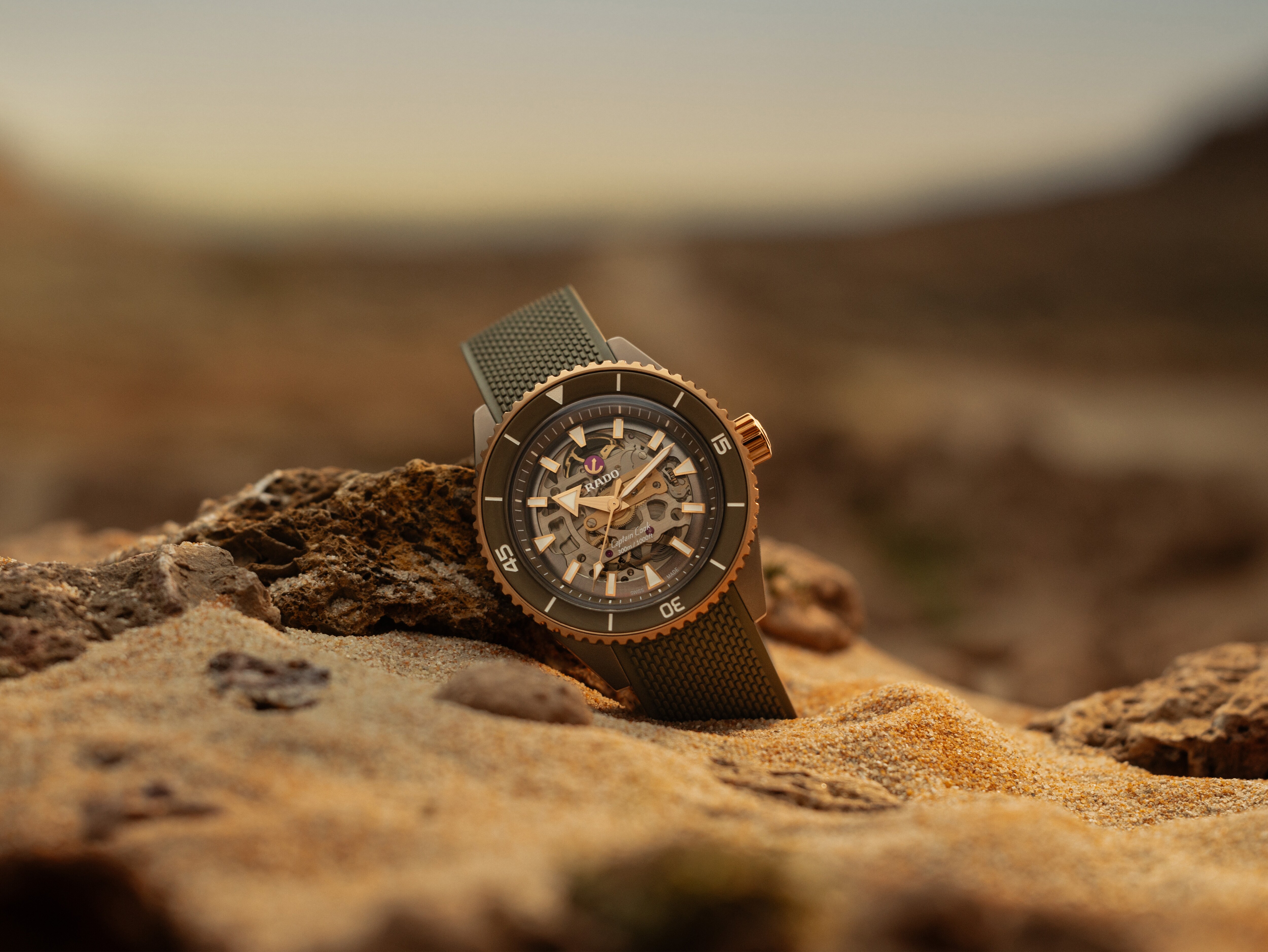 Captain Cook High-Tech Ceramic Skeleton High-Tech Ceramic Watch
