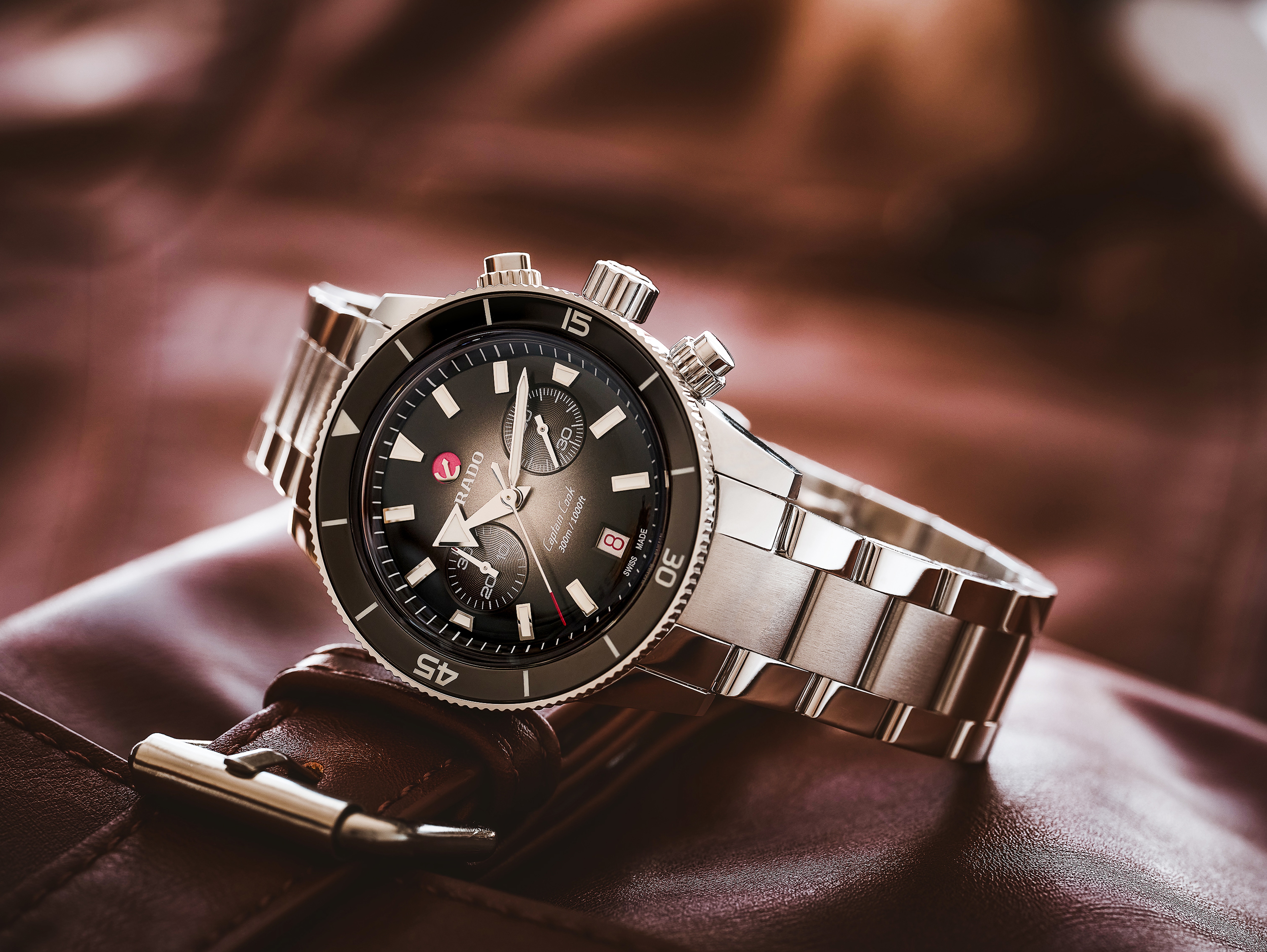 Captain Cook Automatic Chronograph Stainless Steel Watch R32145158