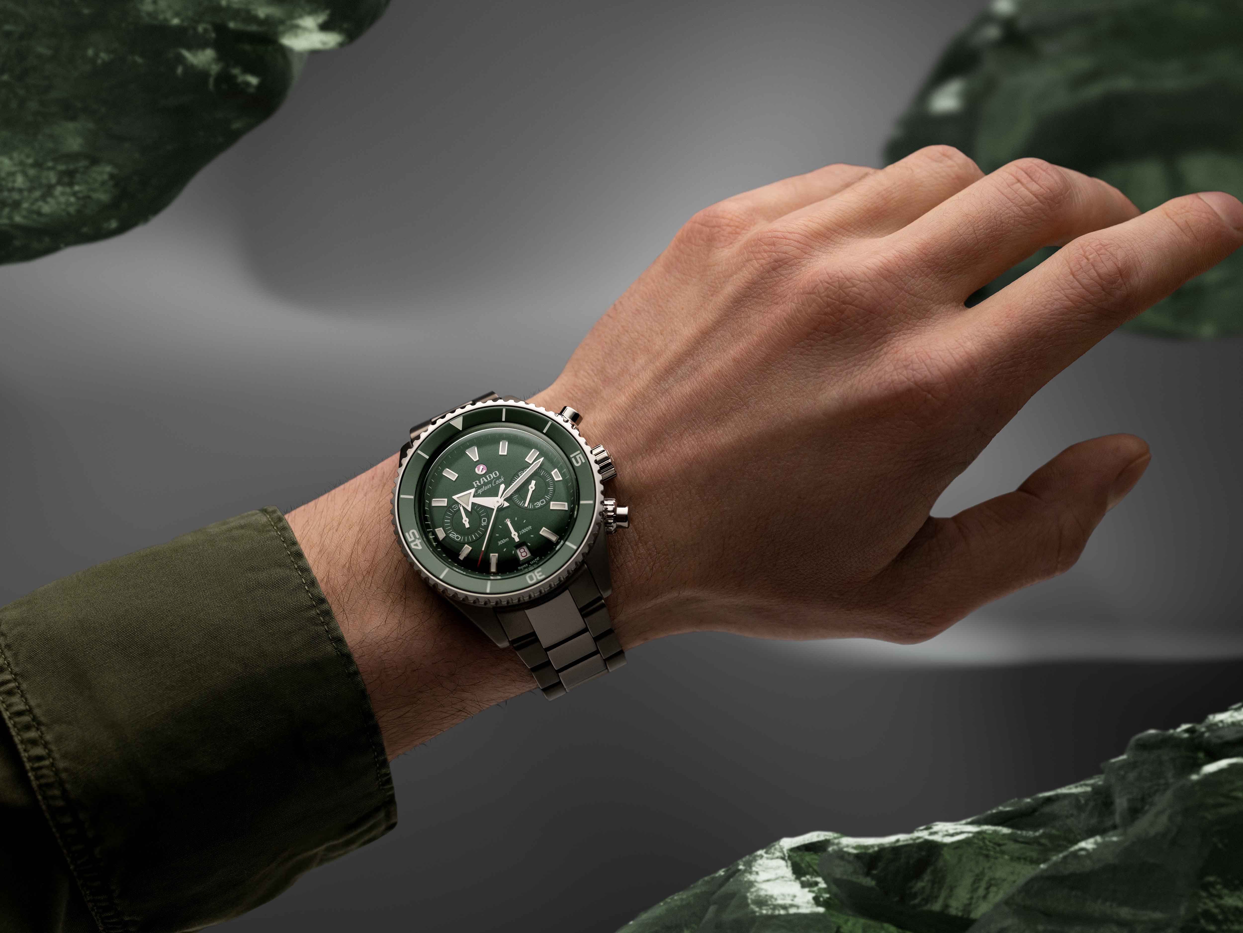 ロナルド・アクーニャ RA13M XP仕様 Rado Captain Cook High-Tech Ceramic Automatic Chronograph