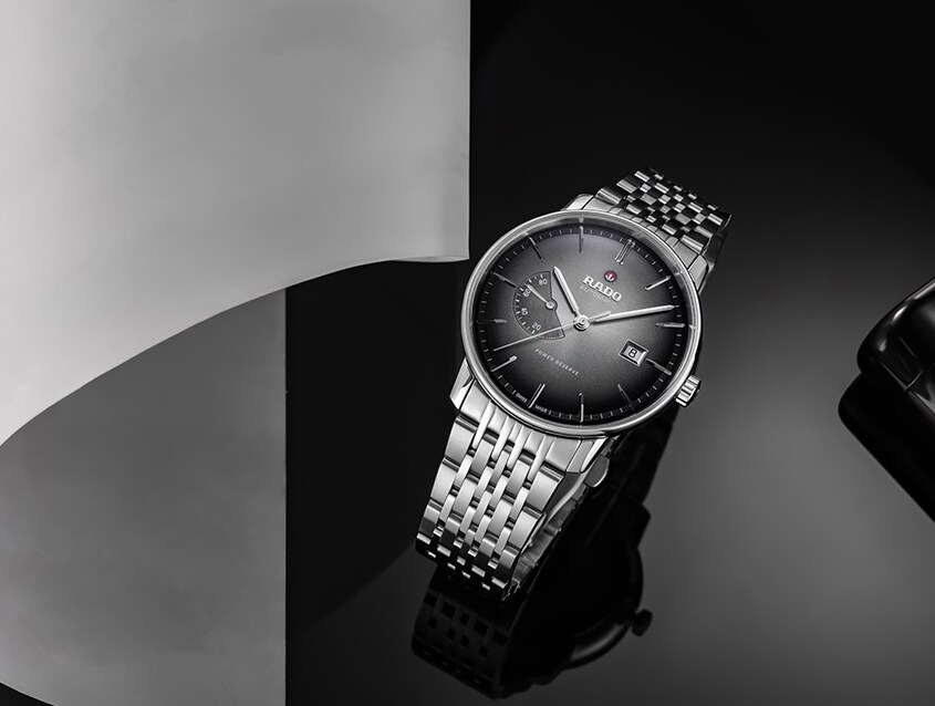 スイス製 RADO COUPOLE CLASSIC 日付表示付 箱無 ほぼ未使用 Coupole Classic Automatic Power Reserve メンズ ステンレス