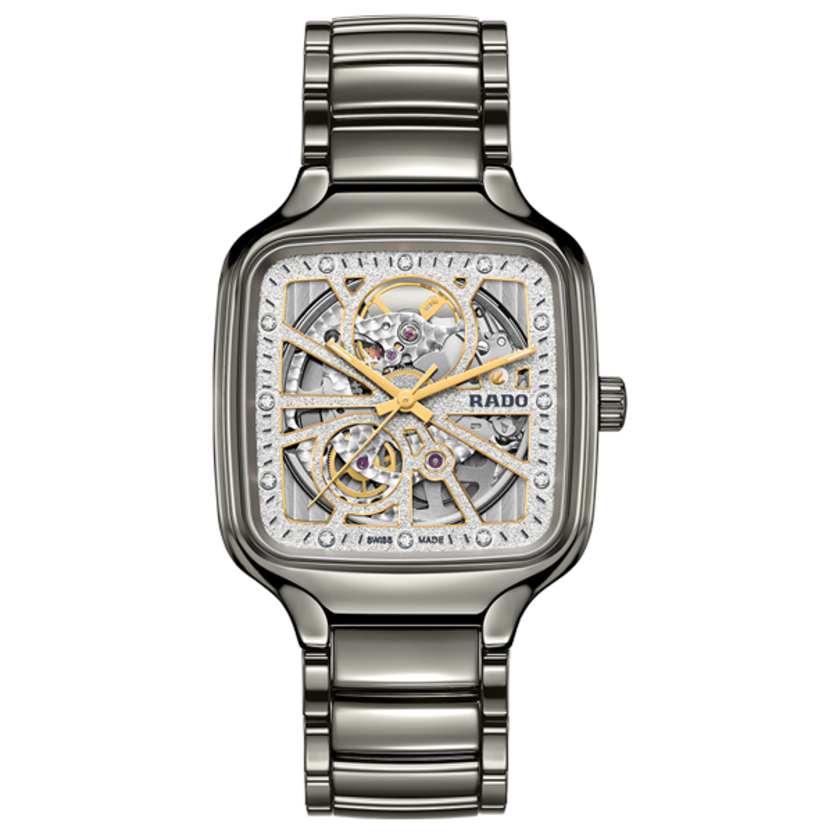 True Square Automatic Open Heart Sparkling